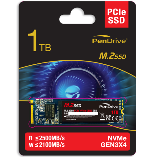 PenDrive M.2 2280 PCIe NVMe Gen3