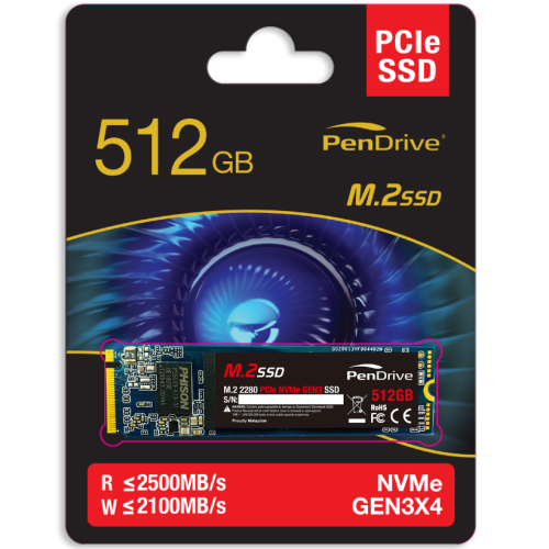 PenDrive M.2 2280 PCIe NVMe Gen3